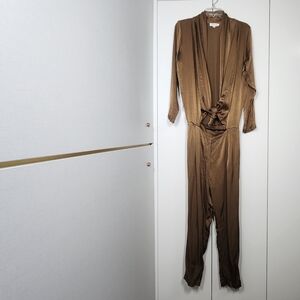 Mable Kauren Nicole Koi Jumpsuit Moss Green Size S